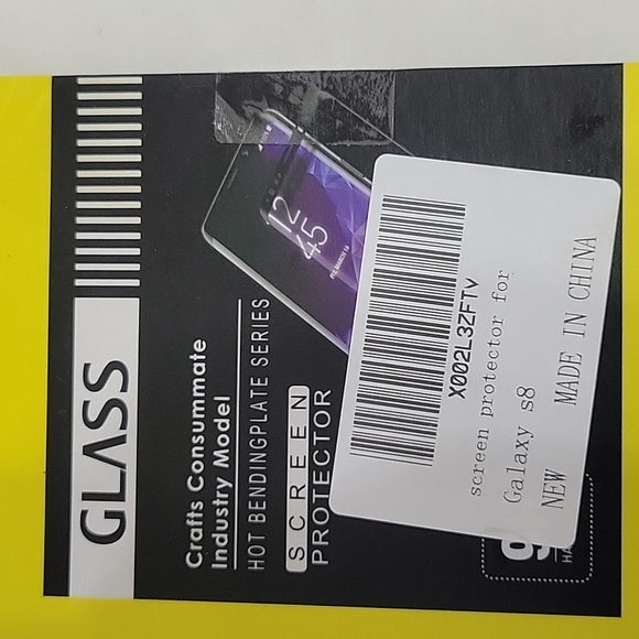 ⭐️3/$10⭐️NEW-  Galaxy S8 Glass Screen Protector - Picture 2 of 6